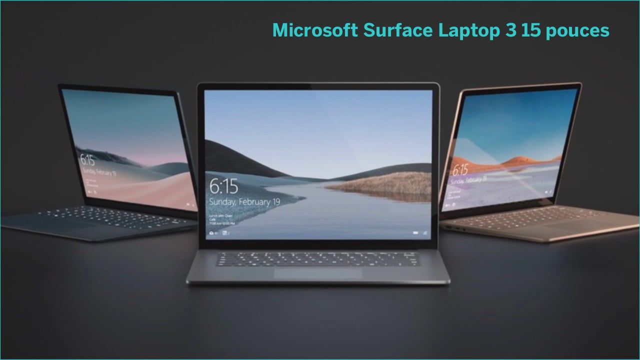 Microsoft Surface Laptop 3 15 pouces | slash.mg