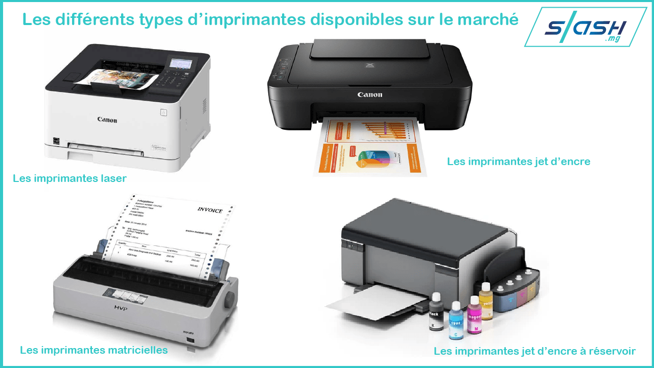Comment bien choisir son imprimante ? 2 Les différents types d’imprimantes disponibles sur le marché